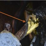 Contributed photo/Public Records Request                                CenturyLink&rsquo;s fiber cable, which creates internet and phone communications, including 911, is fraying.