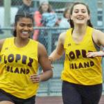 Lopez shines at district track meet even though the sun didn’t