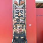 Staff photo, Heather Spaulding. &ldquo;Welcoming Pole&rdquo; by Calvin Hunt.