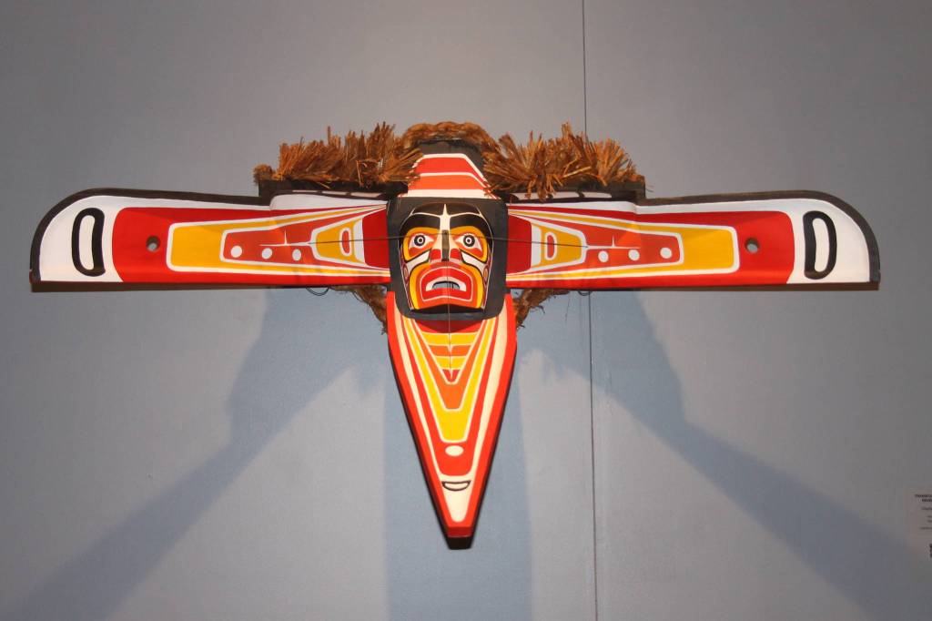 Staff photo, Heather Spaulding. &ldquo;Raven Mask&rdquo;.