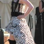 Staff photo/Heather Spaulding                                Participants from the 2016 Trashion Fashion show display their costumes.