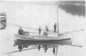 Contributed photos                                Bill Chevalier and Lizzy Graignic Chevaliers family on Stuart Island.