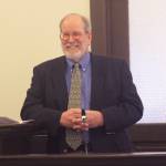 Staff photo/Hayley Day                                Retiring District Court Judge Stewart Andrew.