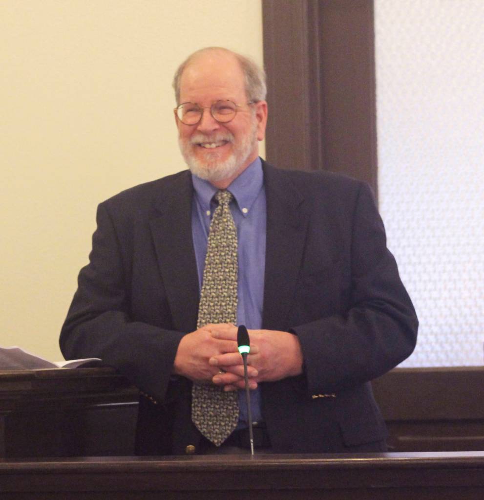 Staff photo/Hayley Day                                Retiring District Court Judge Stewart Andrew.