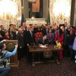 Governor signing first bill of the year into law