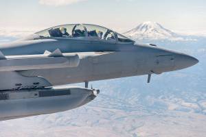 EA-18G Growler Air to Air, VAQ-138 from NAS Whidbey Island, Washington. 8/22/2012