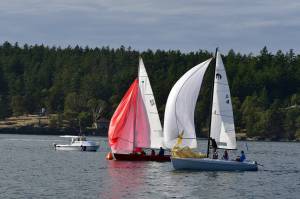 Contributed photo/San Juan Island Yacht Club. Shaw Classic racers