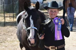 Danielle Arnott wins at fair