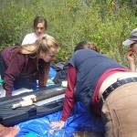 Drilling into the past at Hummel Lake