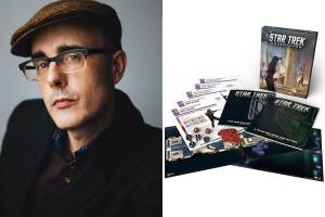 Author talk and table-top role playing at the Lopez Library