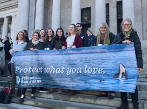 Contributed photo                                Friends of the San Juans members in Olympia.