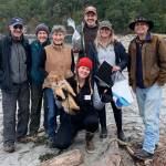 Lopez Island volunteer team at Odlin County Park during field training. (Friends of the San Juans)