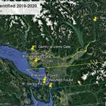 James Neufeld and map of locations found and from which the men disappeared. (Royal Canadian Mounted Police/Contributed photo)