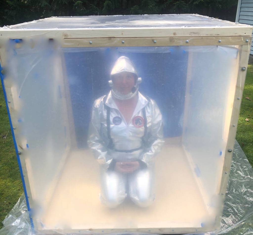 Contributed photo
Nikyta Palmisani presents Space Lotsus at the Lopez Village park.