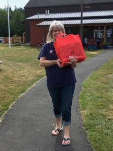 Fill up a red bag at the Lopez Library Book Sale/CONTRIBUTED PHOTO