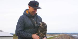 Contributed photo
Joe with eagle.