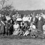 Lopez History Museum/Contributed photo
1921 Birthday Club inaugural celebration with Sanna Tralnes center holding cake.