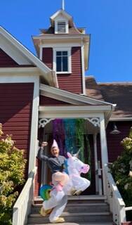 Lopez Library Director, Darren Hoerner at the Lopez Library.
Contributed photo