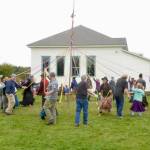 Last years maypole. Photo by Sue DuMond