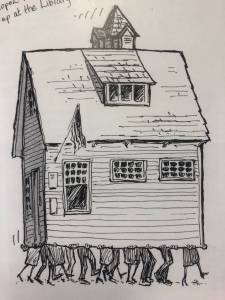 Contributed photo
Historic image from the book,  Lopez Island Library, Sixty Years of Memories.
