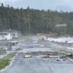 Contributed photo by the San Juan County Sheriffs Office
MacKaye Harbor Road impassible Jan. 9