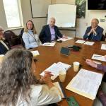 Contributed photo
Gov. Inslee with Council member Jane Fuller and the Feary Advisory Committee