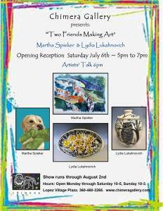 "Two Friends Making Art"