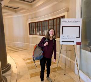 Sophie checks into Browns STARS fly-in.