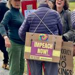 Contributed photo.
Protesters march in the No Kings protest on Saturday, June 14.