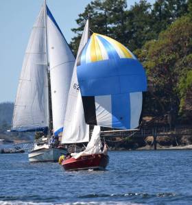 Contributed photo.
Sailboats race in one of the Annual Shaw Island Classic Races.