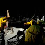 Monico Mackinnon photo.
Firefighters on scene of the fire.