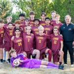 Lolo Meissner photo.
Back row, left to right: Wally Henderson, Irving Ponce Munoz, Beau Spreine and Seamus OBryant. Middle row: Mateen Pinkham, Silas Rempel, Sixto Velazquez, Jack Bullock, Manuel Coro, Daniel Valencia and Ian Cankusic.
Bottom row: Nikolai Kazakov, Benji Stephenson, Andris Meissner (C), Oliver Rick (C) and Huck Henderson (C). Head Coach: Tommer Roush.