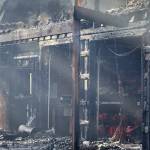 Contributed photo.
The aftermath of the fire.