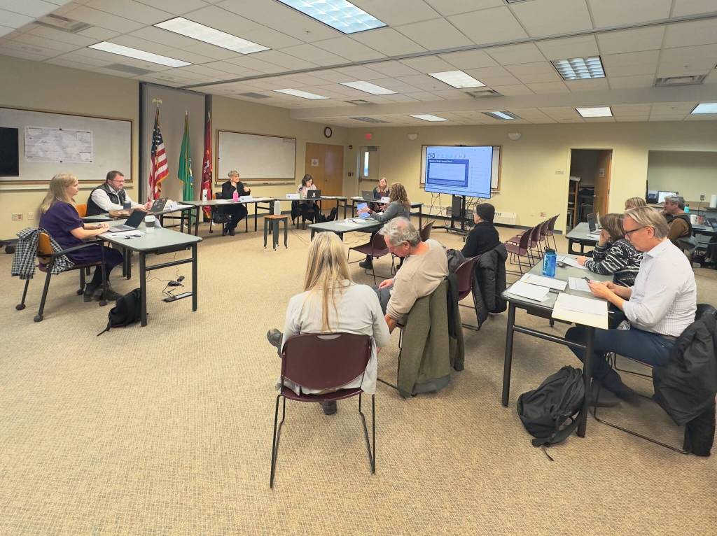 Darrell Kirk photo.
San Juan County Council meeting.