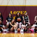 Aaron Johnson photo.
Left to right: Assistant coach Jessie Patrick, Evelyn Aguilar Clavel, Elsie Learing, Betty Burt, Kylie Willemsen, Dani Arnott and head coach Karrie Warner.
Front Row: Fatima Velazquez, Donna Aguilar Clavel, Iris Ervin-McLean, Ellie Patrick, Aaliyah Keeler and Lulu Velazquez,