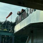 Darrell Kirk photo.
Passengers aboard the ferry.
