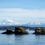 Contributed by Sean Trew
Clear skies and calm seas during the Around the County race.