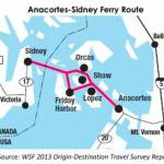Anacortes to Sidney, British Columbia route.