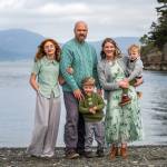 Contributed photo.
Rebecca Hope and her family on Lopez Island.