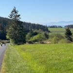 Darrell Kirk photo.
Bikers had fabulous views along the Tour.