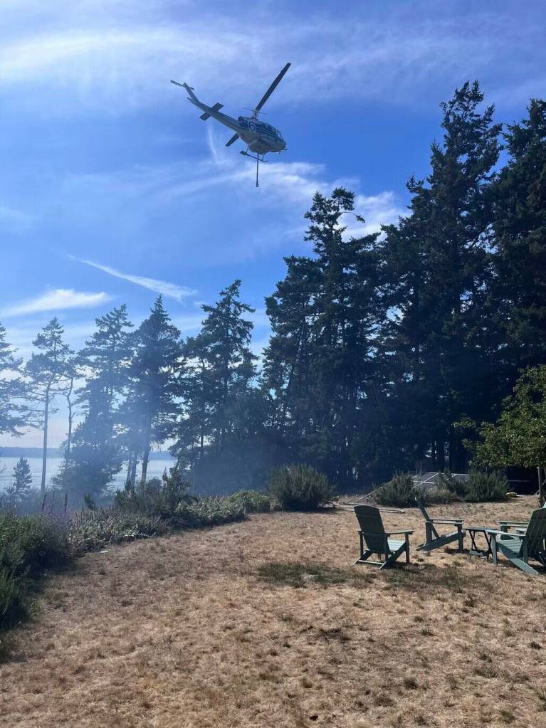 Lopez Fire photo.